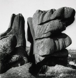 Rotsen in Ploumenach, Bretagne