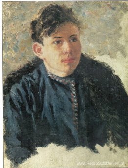 Portret van de jonge Leonid Chernyshev