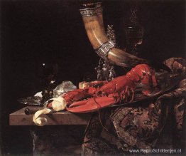 Stilleven met drinkhoorn