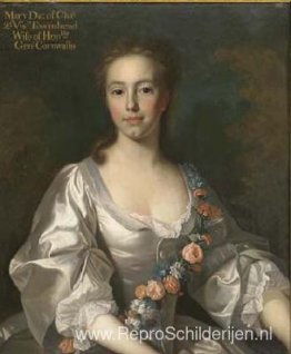 Hon. Mary Townshend, de dochter van Charles Townshend, 2de Burgg