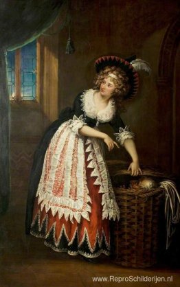 Mary Stephens Wells, geboren Davies (1762–1829), zoals mevrouw P