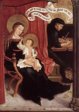 Maria en Jozef met Jezus