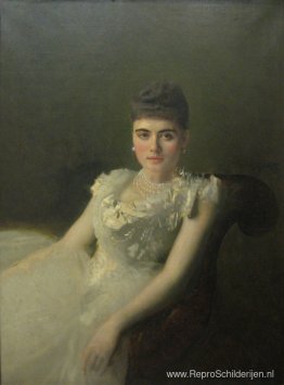 Portret van Anna von Derviz