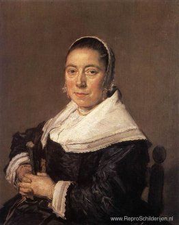 Portret van een zittende vrouw