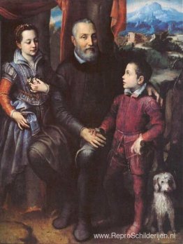 Familieportret, Minerva, Amilcare en Asdrubale Anguissola