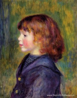 Portret van Pierre Renoir in een matrozenpakje