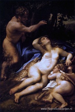 Venus, Sater en Cupido