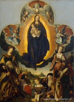 De Maagd Maria in glorie