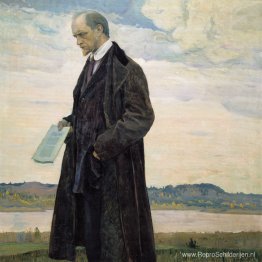 Denker (portret van filosoof Ivan Ilyin)