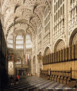 Het interieur van de Henry VII-kapel in Westminster Abbey