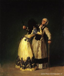 De hertogin van Alba en haar Duenna