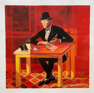 Portret van Fernando Pessoa